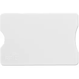 Plastic Card Holder with RFID Protection White
